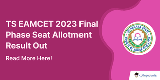 TS EAMCET 2023 Final Phase Seat Allotment Result Out @tseamcet.nic.in; Check Direct Link Here